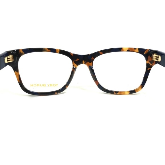 Tory Burch Eyeglasses Frames TY 2098 1757 Blue Brown Tortoise Square 50-18-140 - Picture 8 of 16